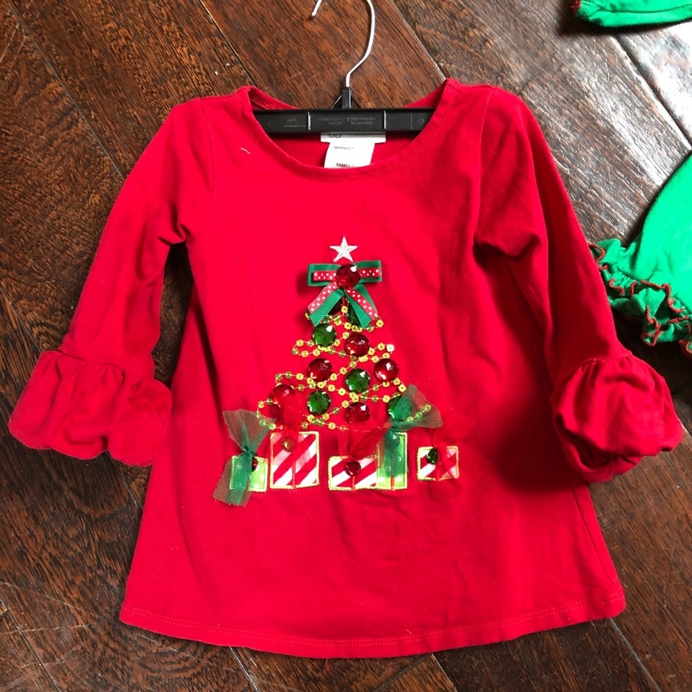 2T Adorable Holiday Christmas Tops🎄 maybe K1 - Picture 2 of 12